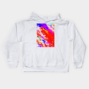 Glitchin' Red Kids Hoodie